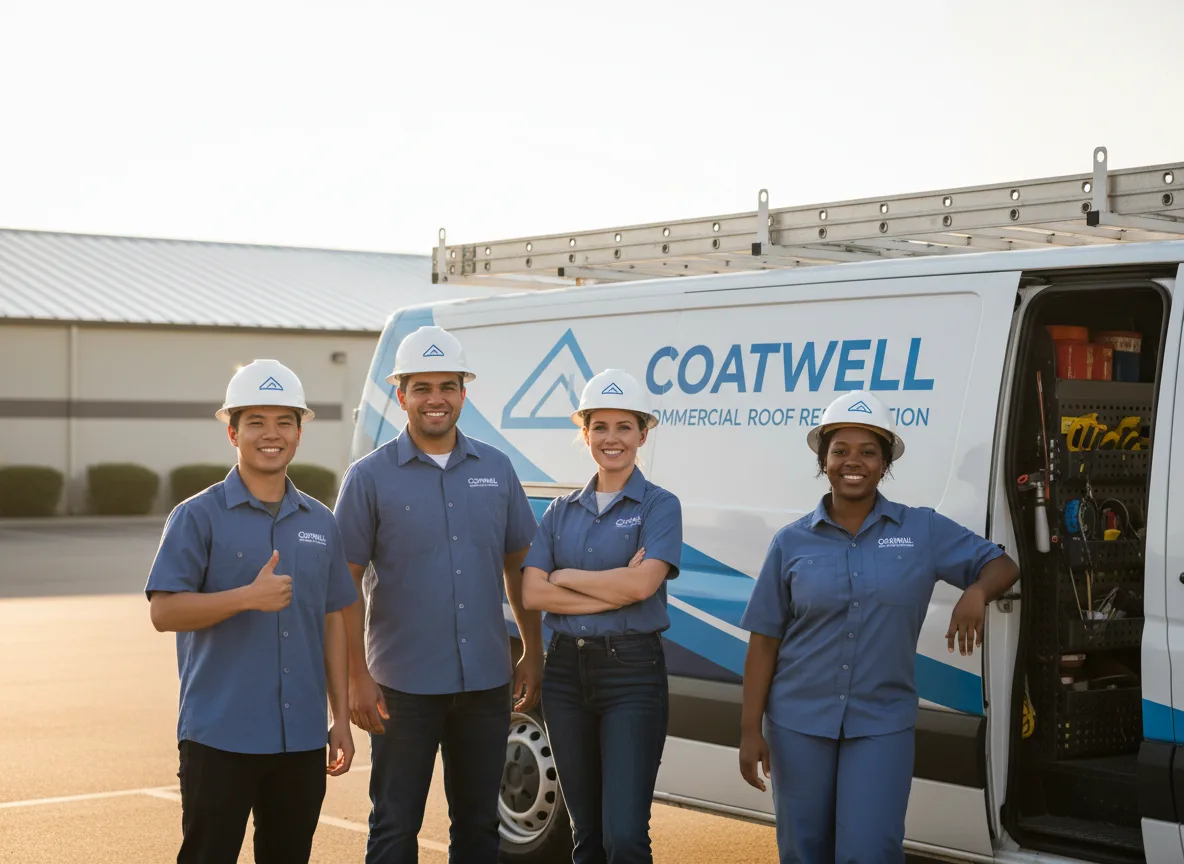 Commercial roof coating company in Dorchester, WI
